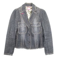 lgb ライダースジャケット　ifsix kmrii デニムジャケット バックプリント ifsixwasnine LGB KMRii - メルカリ
