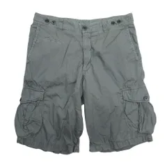 美品 ARMANI COLLEZIONI アルマーニコレッツォーニ ストライプ カーゴショーツ ハーフパンツ ワークパンツ 48 カーキ メンズ 古着 中古 USEDのサムネイル