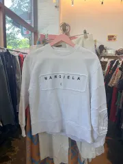 メゾンマルジェラ 白 スウェット Tシャツのサムネイル