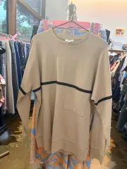 コス ベージュ 黒 ストライプ 長袖 Tシャツのサムネイル