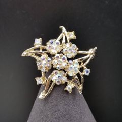 幾何学模様 格子 編み目 八角形 925 シルバー ヴィンテージ シールド
