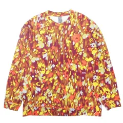 新品同様 22AW ADIDAS by Stella McCartney アディダス バイ ステラマッカートニー 総柄 スウェット プルオーバー XS オレンジ レディース 古着 中古 USEDのサムネイル