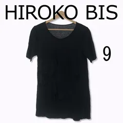 HIROKO BIS ヒロコビス トップス Tシャツ クルーネック カジュアル オシャレ レディース ブラック 9のサムネイル