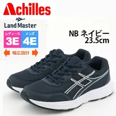 アキレス ランドマスター スニーカー 幅広  レディース3E ACHILLES LANDMASTER ひも靴 ワイド設計 ウォーキングシューズ ジョギング /LJM9120-NB-23.5【Y】のサムネイル