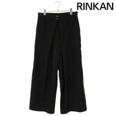 ジョンローレンスサリバン  2A025-0125-38 WOOL GABARDINE FOLDED WIDE TROUSERS ウールギャバジンフォルデッドロングパンツ メンズ 46のサムネイル