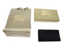 BURBERRY バーバリー 長財布 ノバチェック ブラック 箱・ショップ袋 