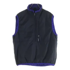 PATAGONIA (パタゴニア) 00AW PUFFBALL PULLOBER VEST パフボール ハーフジップ 中綿プルオーバーベスト ブラック/ブルー 84014のサムネイル
