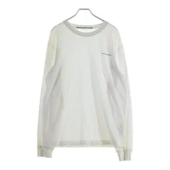 ALEXANDER WANG (アレキサンダーワン) フロントロゴプリント ロングスリーブ長袖Tシャツ ホワイト #Sのサムネイル