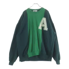 AMBUSH (アンブッシュ) Varsity Crewneck Sweatshirt パッチワーク BMBA026F22FLE001 クルーネックスウェット グリーンのサムネイル