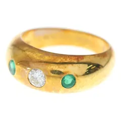 Cartier (カルティエ) ダフネ ダイヤ エメラルド Au750 K18YG リング 指輪 #53 イエローゴールドのサムネイル