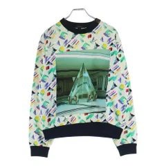LOUIS VUITTON (ルイヴィトン) グラフィックプリント スウェット セーター ロゴ ホワイト/マルチカラー FGST76NZFのサムネイル