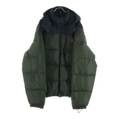 POLO RALPH LAUREN (ポロラルフローレン) Gorham Down Jacket ダウンジャケット ポリエステル フード カーキ 03945310963のサムネイル