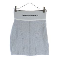 未使用 alexanderwang ロゴウエスト タイトスカート グレー - メルカリ