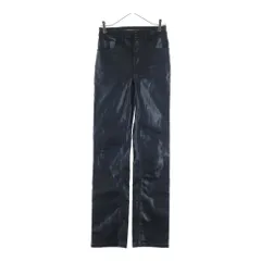 ALEXANDER WANG (アレキサンダーワン) Coated High Waist Slim Stacked Fly Jean コーティング加工 デニムパンツ ブラック レディース 4DC1234365のサムネイル
