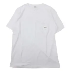 良品 AKM エイケイエム エーケーエム パイル地 ポケット 半袖 Tシャツ カットソー トップス M 白 ホワイト メンズ 古着 中古 USEDのサムネイル