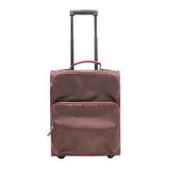 良品 SAZABY サザビー キャリーバッグ スーツケース トランク 旅行鞄 大容量 ビジネス トラベル 2輪 茶 ブラウン レディース 古着 中古 USEDのサムネイル