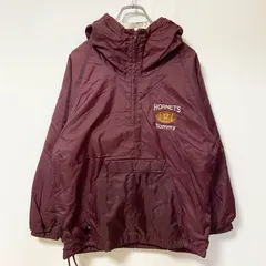 CHARLES RIVER　長袖ハーフジップナイロンジャケット　ワンポイント　バック刺繍　HUNTING TOWN　古着【値引き交渉OK！】のサムネイル