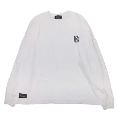 BANDEL バンデル Double B Big shulette L/S Tee 長袖 Tシャツ ロンT プルオーバー カットソー L 白 ホワイト メンズ 古着 中古 USEDのサムネイル