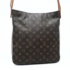 ルイヴィトン M51145モノグラム ルーピングGMトートバッグ ブラウン LOUIS VUITTON（ルイ・ヴィトン）ルーピングGM ヴィンテージ