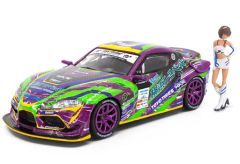 [중고] 미니카 1/64 에바 RT 초호기 GR Supra D1 Grand Prix Series 2020 with Race Queen Figure [에반게리온 신극장판] [PR64-HKSA90-EVA01]