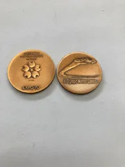 記念メダル EXPO70 ・札幌オリンピック冬季大会2枚セットのサムネイル