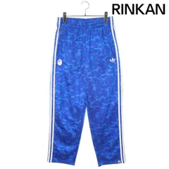 アベイシングエイプ ×アディダス adidas  FIREBIRD TRACK PANTS 総柄ロゴ刺繍ロングパンツ メンズ Sのサムネイル