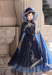 ファンタジーブルーエンチャントドレスワンピースのみ L16# 新品未使用 ファンタジーブルーエンチャントドレスワンピースのみ L16