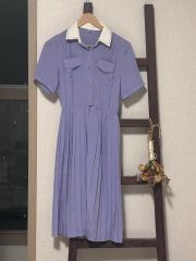 TOMORROWLAND Ballsey 半袖 デニム風カシュクール風ワンピース | Mercari