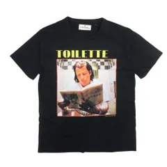 美品 AWESOME オーサム 半袖 ショートスリーブ パルプ フィクション クルーネック Tシャツ カットソー M 黒 ブラック メンズ 古着 中古 USEDのサムネイル