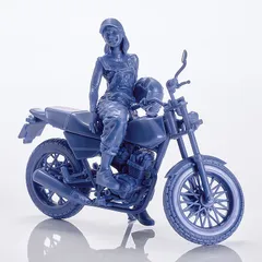 【予約】【新品】MAX FACTORY  PLAMAX MF-103 Rider's portrait Honda FTR 223 ブルー【正規品】のサムネイル