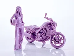 【予約】【新品】MAX FACTORY  PLAMAX MF-101 Rider's portrait Honda Rebel 1100 ラベンダー【正規品】のサムネイル