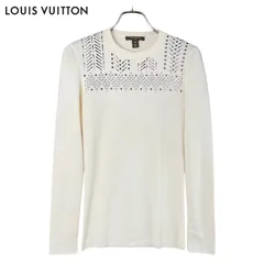 Louis Vuitton ルイヴィトン Louis Vuitton ニットカットソー シルクカシミア混 XS ホワイト  【値下げ交渉歓迎】のサムネイル