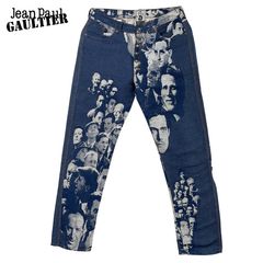 希少 Jean Paul Gaultier ジャンポールゴルチエ 1992 Jacquard Face 