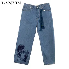 LANVIN ランバン High-Rise Wide Leg Jeans 34 ウォッシュブルー  【値下げ交渉歓迎】のサムネイル