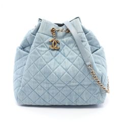 超極美品♡CHANEL ドーヴィル ドローストリング 巾着バッグ マトラッセ 