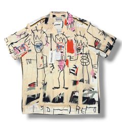WACKO MARIA × バスキア アロハシャツ L サイズ - メルカリ