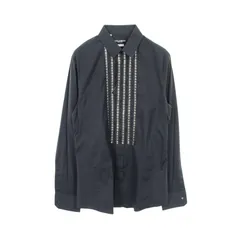 ドルチェアンドガッバーナ DOLCE & GABBANA シチリアフィット レース 長袖 コットン シャツ メンズ Used Aのサムネイル