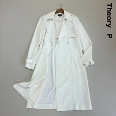 Theory セオリー☆ROSINA.CREPE.SUB OAKLANE.WS とろみ トレンチコート