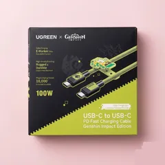 <サ> ユーグリーン UGREEN USB-C to USB-C ケーブル 100W 原神モデルのサムネイル