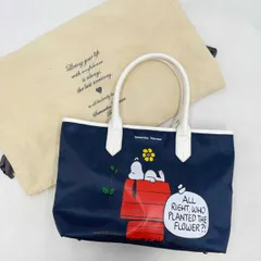 サマンサタバサ スヌーピー トートバッグ ネイビー Samantha Thavasa PEANUTS ピーナッツのサムネイル