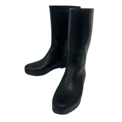アグ オーストラリア UGG australia レインブーツ 長靴 マルチロゴ 総柄 ミドル丈 7 黒 ブラックのサムネイル