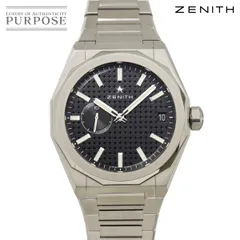 ゼニス ZENITH デファイ スカイライン 03 9300 3620 メンズ 腕時計 デイト ブラック オートマ 自動巻き ウォッチ Defy 90323628のサムネイル