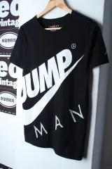 W(S) ジョーダン 半袖 Tシャツ ビックスウォッシュ ブラック オールドスクール - H34147のサムネイル
