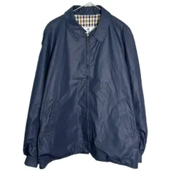 70年代 イングランド製 Aquascutum アクアスキュータム スイングトップ ヴィンテージ ユーロ ネイビー(メンズ 44 R)中古 古着 Y4738のサムネイル