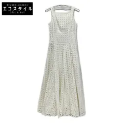 CLANE　クラネ　24SS ホワイト 16112-5272 ホールドットキャミソールワンピース　0のサムネイル