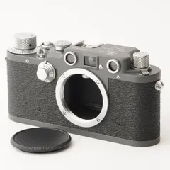ライカ Leica IIIc 35mm グレー オリーブ リペイント 後塗り レンジファインダーカメラのサムネイル
