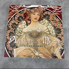 (0)B97【中古美品】アルフォンス ミュシャ ハードカバー 洋書 大型 図録 画集 Alphonse Mucha MASTER WORKS アール・ヌーヴォのサムネイル