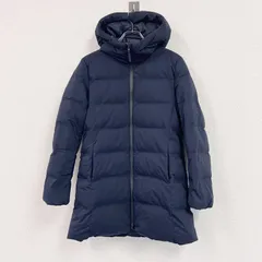 UNIQLO　ユニクロ　シームレスダウンジャケット　ダウン90%　紺　ネイビー　Mサイズ　古着のサムネイル