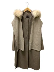 フォクシーブティック Coat LYRIC 38808 コート 38 ブラウン カシミヤ ファーストール付 ITNZ6ZKD0D78のサムネイル