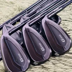 【中古】ピン G710 アイアン7本セット メンズゴルフ 初心者 入門 大人気モデル 黒 PING ALTA DISTANZA Black 40 男性 右利き flex Rのサムネイル